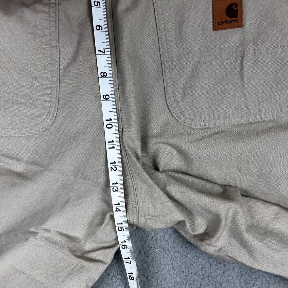 Carhartt Mens Cargo Pants 36x34 Tan Classic Carpenters Canvas Work Casual - Picture 8 of 12